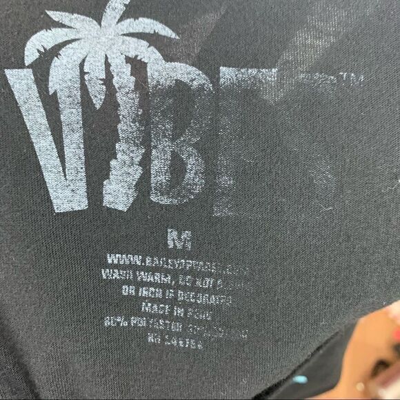 Vibes bear splatter paint print graphic T - Picture 5 of 5